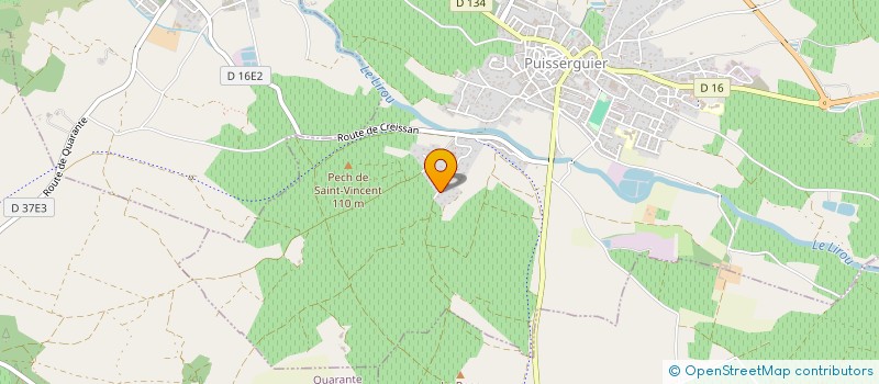 localisation de l'entreprise SCI AMAELLE  PUISSERGUIER