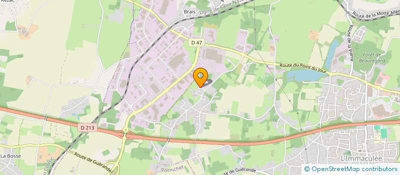 localisation de l'entreprise SCI AMAG  SAINT-NAZAIRE