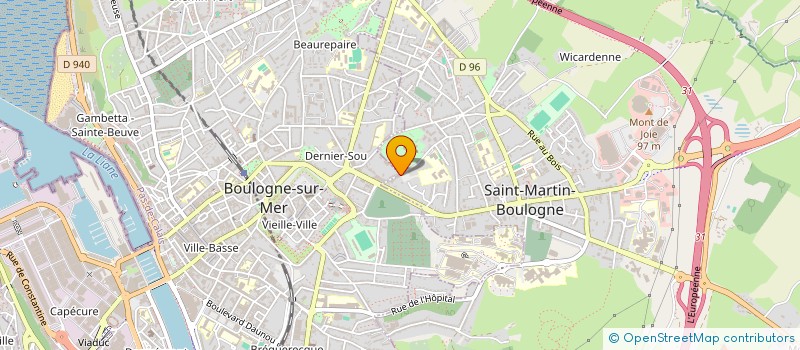 localisation de l'entreprise SCI AMAGEO à SAINT-MARTIN-BOULOGNE