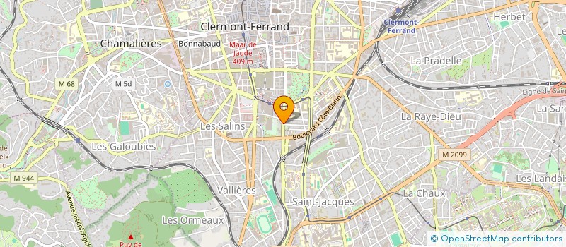 localisation de l'entreprise SCI AMAGO  CLERMONT-FERRAND