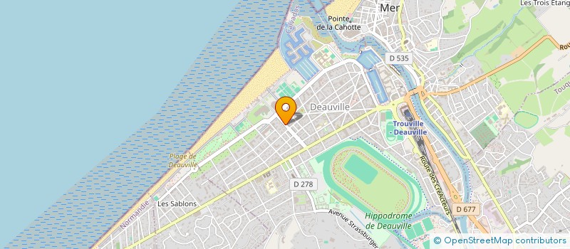 localisation de l'entreprise SCI AMAITOU à DEAUVILLE