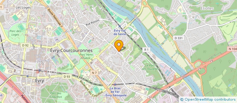 localisation de l'entreprise SCI AMAL à EVRY-COURCOURONNES