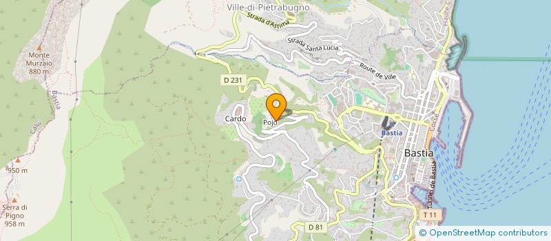localisation de l'entreprise SCI AMAL à BASTIA