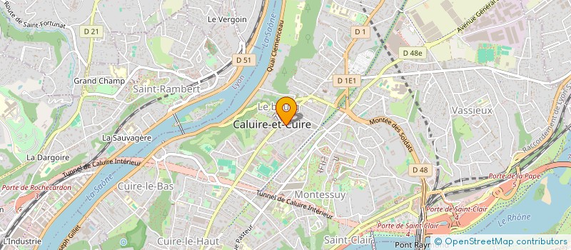 localisation de l'entreprise SCI AMALE  CALUIRE-ET-CUIRE