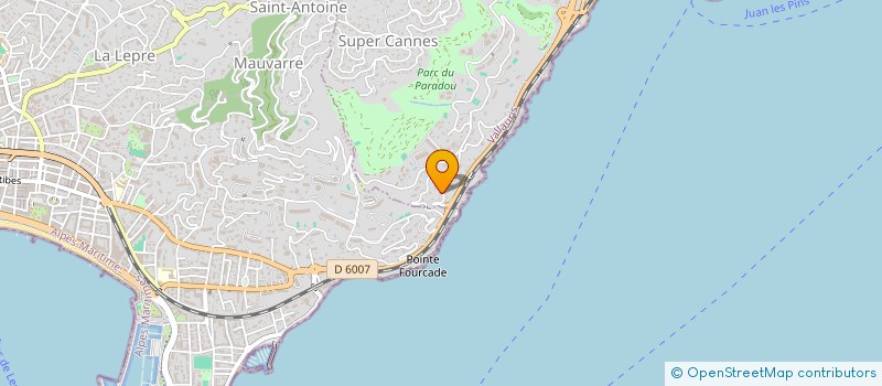 localisation de l'entreprise SCI AMALE à VALLAURIS