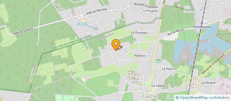 localisation de l'entreprise SCI AMALEAH à BLANQUEFORT