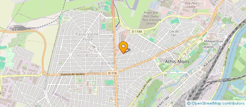 localisation de l'entreprise SCI AMALFI ET FRERES à ATHIS-MONS