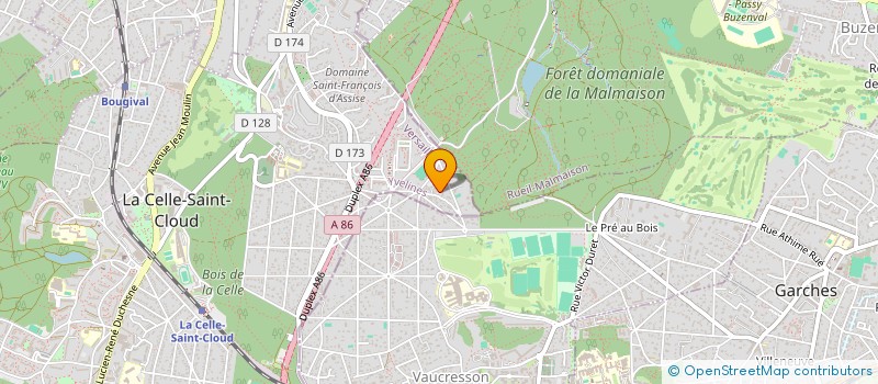 localisation de l'entreprise SCI AMALFIN  LA CELLE-SAINT-CLOUD