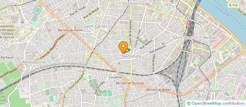 localisation de l'entreprise SCI AMALGAM  BORDEAUX