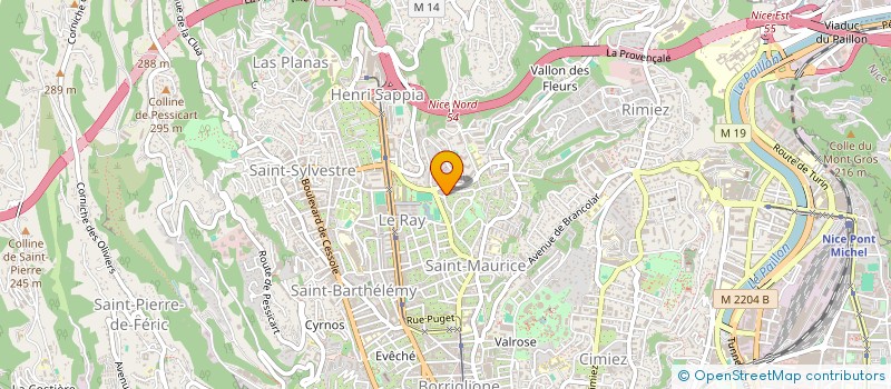 localisation de l'entreprise SCI AMALGAME à NICE