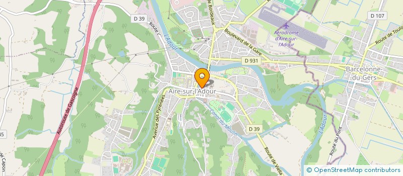 localisation de l'entreprise SCI AMALGAME  AIRE-SUR-L'ADOUR