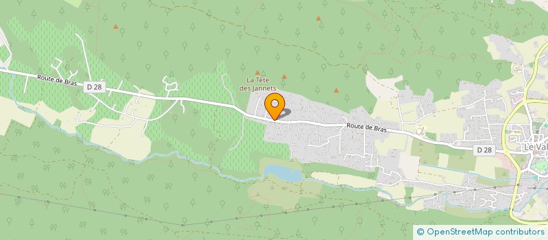 localisation de l'entreprise SCI AMALIA  LE VAL