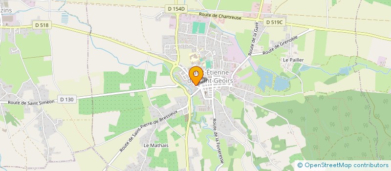 localisation de l'entreprise SCI AMALIA  SAINT-ETIENNE-DE-SAINT-GEOIRS