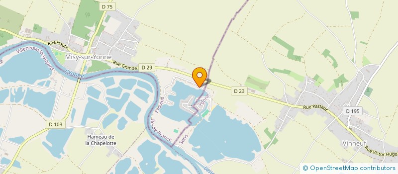 localisation de l'entreprise SCI AMALIA  MISY-SUR-YONNE