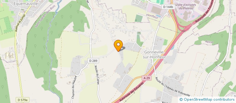 localisation de l'entreprise SCI AMALIA LEYGONIE  GONNEVILLE-SUR-HONFLEUR