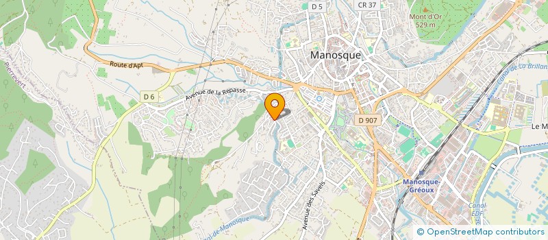 localisation de l'entreprise SCI AMALO à MANOSQUE