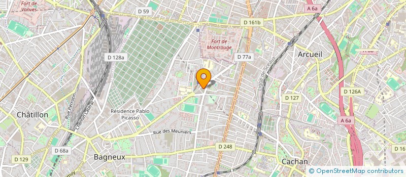 localisation de l'entreprise SCI AMALOU à BAGNEUX