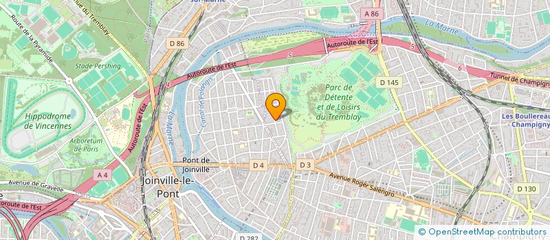 localisation de l'entreprise SCI AMALTHEE à CHAMPIGNY-SUR-MARNE