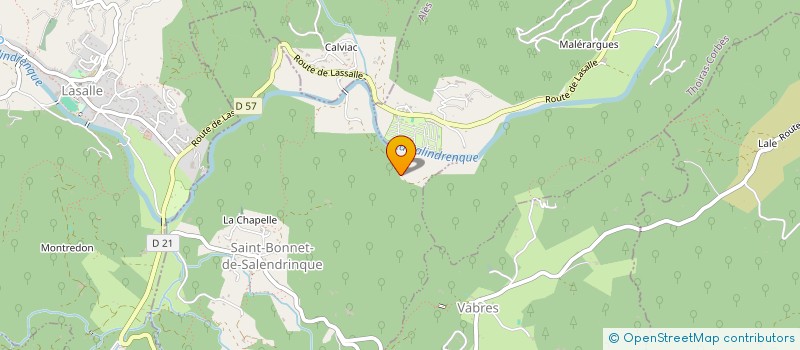 localisation de l'entreprise SCI AMALTHEE  ST BONNET DE SALENDRINQUE