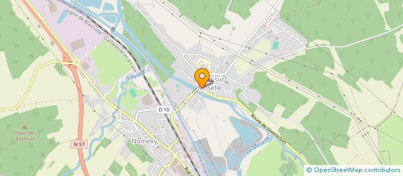 localisation de l'entreprise SCI AMAMSA  CHATEL-SUR-MOSELLE