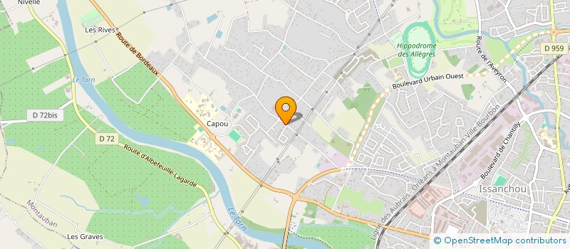 localisation de l'entreprise SCI AMANDA  MONTAUBAN