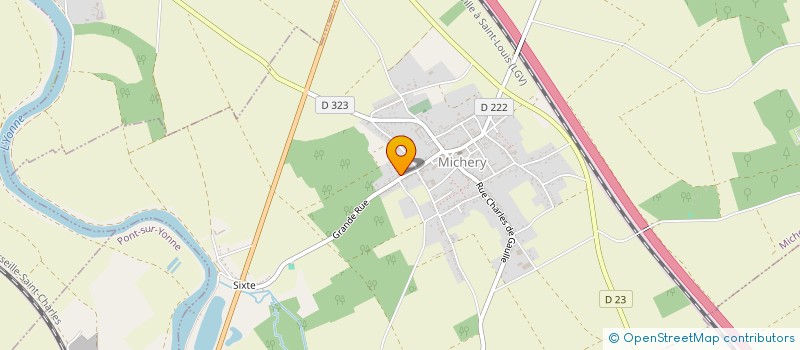 localisation de l'entreprise SCI AMANDARA  COURLON-SUR-YONNE