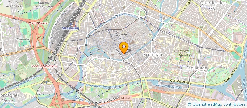 localisation de l'entreprise SCI AMANDE  STRASBOURG