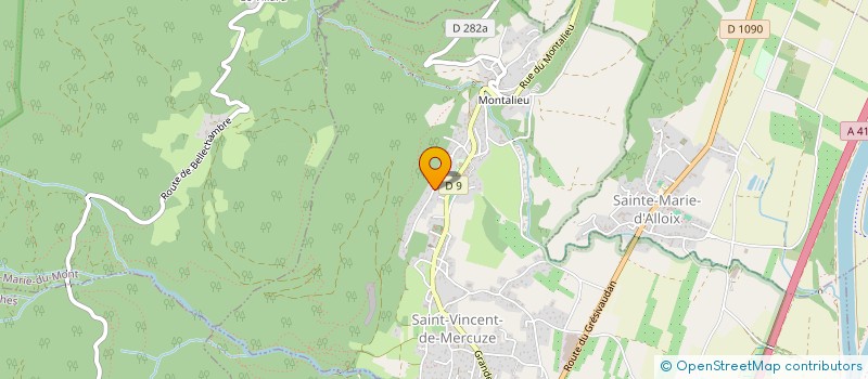 localisation de l'entreprise SCI AMANDIMMO  SAINT-VINCENT-DE-MERCUZE