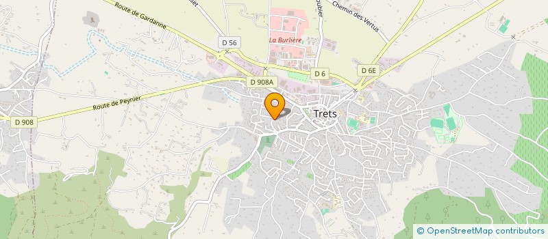 localisation de l'entreprise SCI AMANDINE 1005  TRETS
