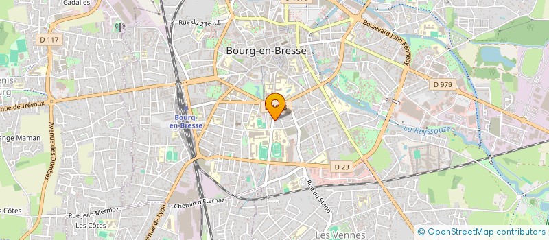 localisation de l'entreprise SCI AMANDINE à BOURG-EN-BRESSE
