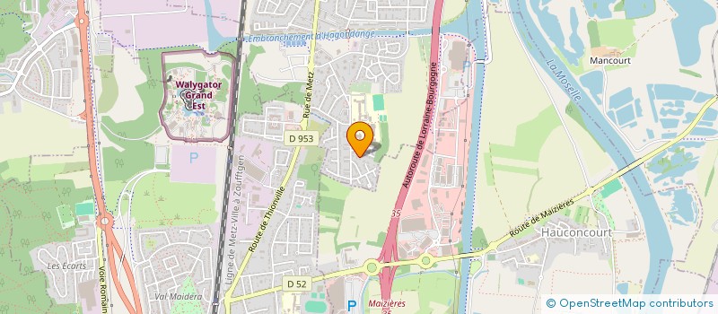 localisation de l'entreprise SCI AMANDINE  TALANGE