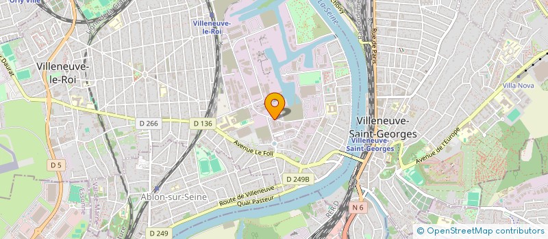 localisation de l'entreprise SCI AMANDINE  VILLENEUVE-LE-ROI