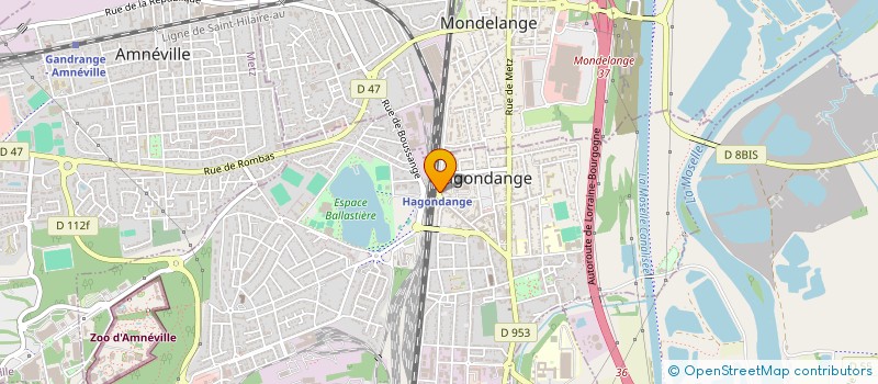 localisation de l'entreprise SCI AMANDINE à HAGONDANGE