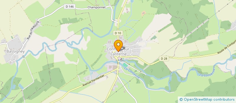 localisation de l'entreprise SCI AMANDINE  CONFLANS-SUR-LANTERNE