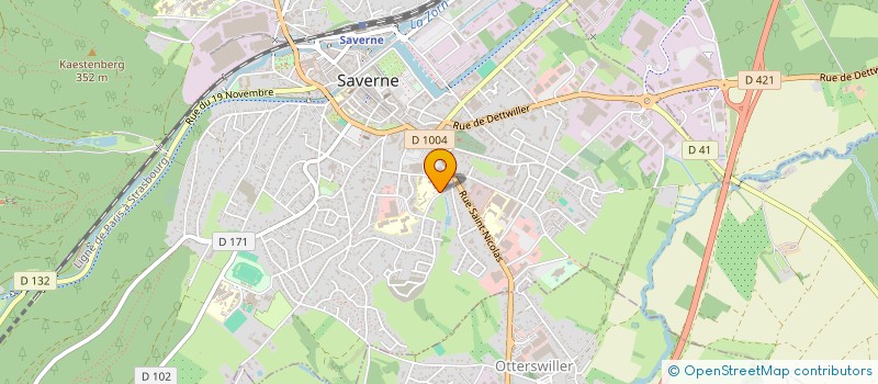 localisation de l'entreprise SCI AMANDINE B  SAVERNE