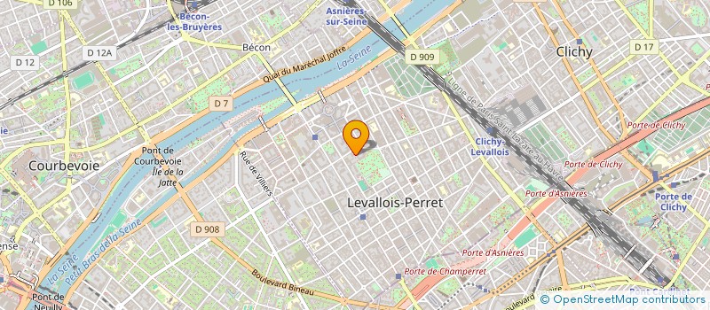localisation de l'entreprise SCI AMANDINE ET NOEMIE à LEVALLOIS-PERRET