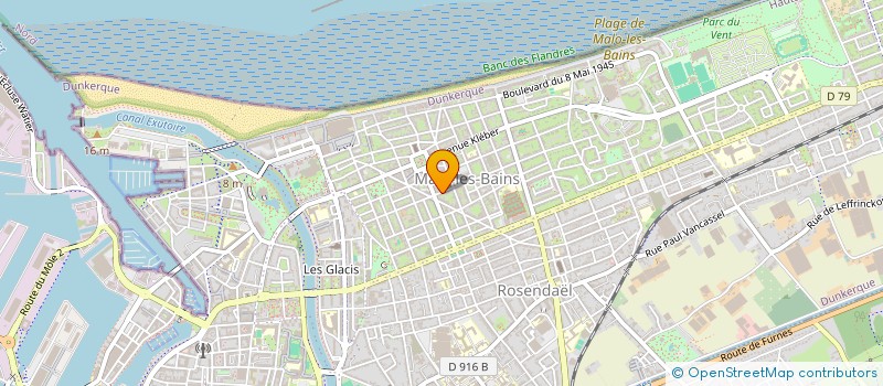 localisation de l'entreprise SCI AMANDRIA à DUNKERQUE