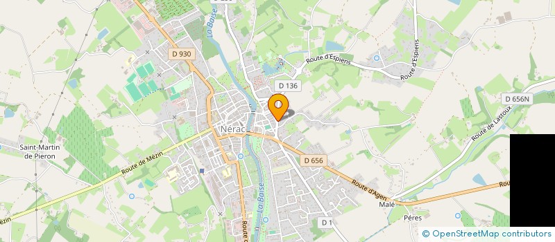 localisation de l'entreprise SCI AMANDRIC  NERAC