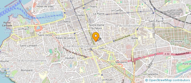 localisation de l'entreprise SCI AMANN à MARSEILLE