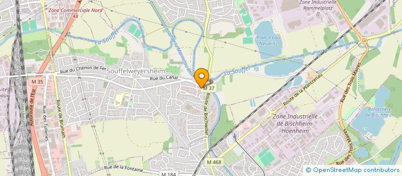 localisation de l'entreprise SCI AMANSO  SOUFFELWEYERSHEIM