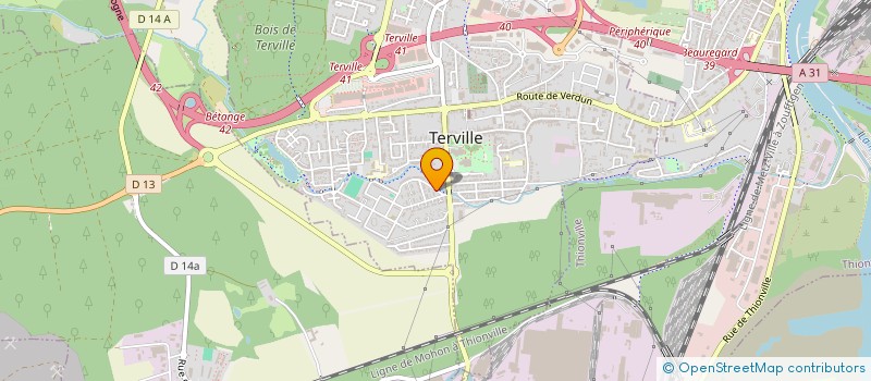 localisation de l'entreprise SCI AMANSOU  TERVILLE