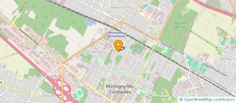 localisation de l'entreprise SCI AMAOUCHE à MONTIGNY-LES-CORMEILLES