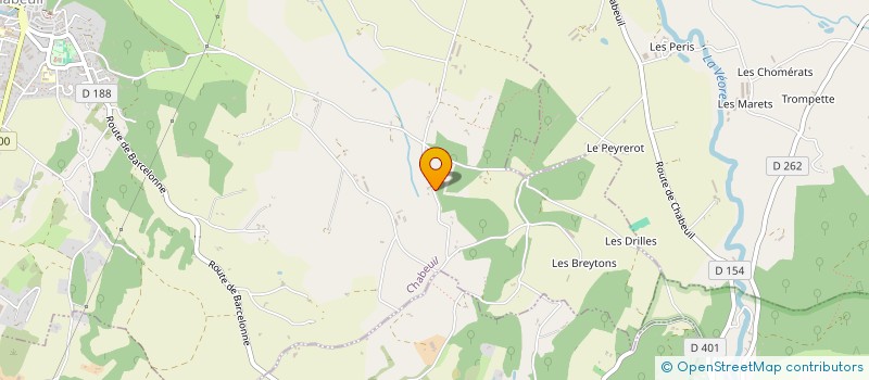 localisation de l'entreprise SCI AMAPAZ à CHABEUIL