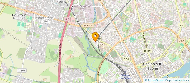 localisation de l'entreprise SCI AMAPOLA à CHALON-SUR-SAONE