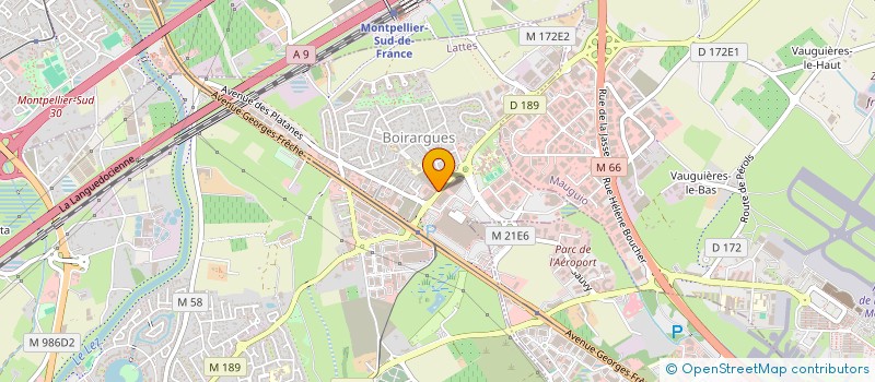 localisation de l'entreprise SCI AMAR à LATTES