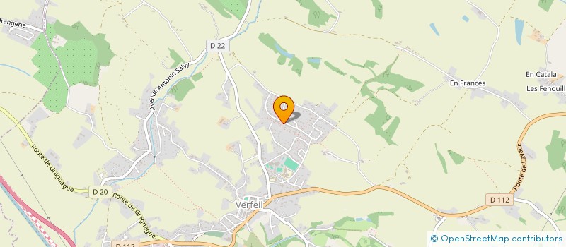 localisation de l'entreprise SCI AMAR  VERFEIL