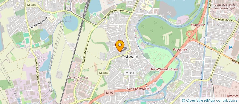 localisation de l'entreprise SCI AMAR  OSTWALD