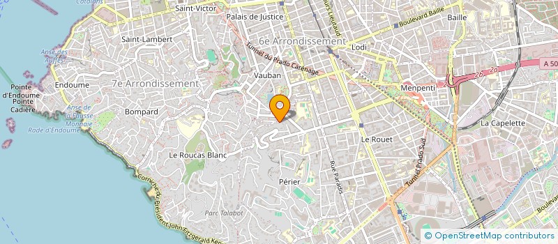 localisation de l'entreprise SCI AMAR à MARSEILLE