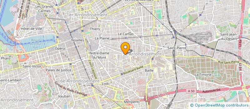 localisation de l'entreprise SCI AMAR-EMBERGER à MARSEILLE