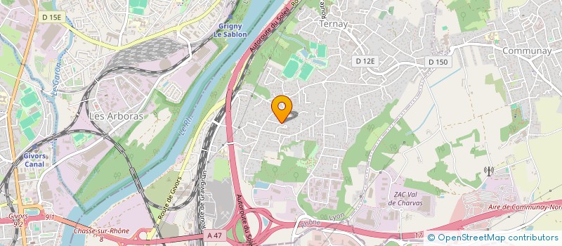 localisation de l'entreprise SCI AMARA  TERNAY